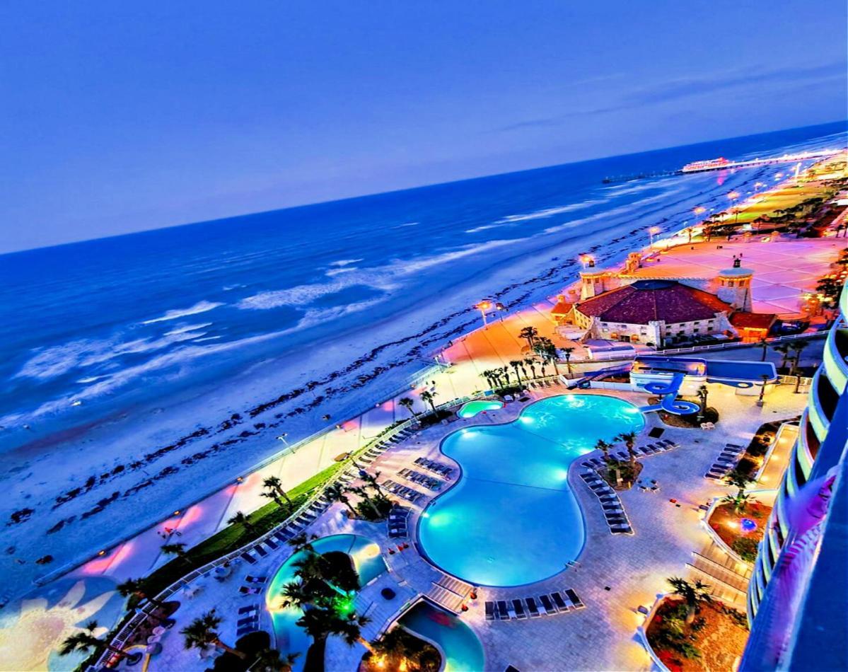 14Th Floor 2 Bedroom Resort Condo Direct Oceanfront Wyndham Ocean Walk Resort Daytona Beach 1401 Bagian luar foto